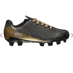 DSG Kids Unisex Speed Viper Soccer Athletic Shoes Gold Black Size 12